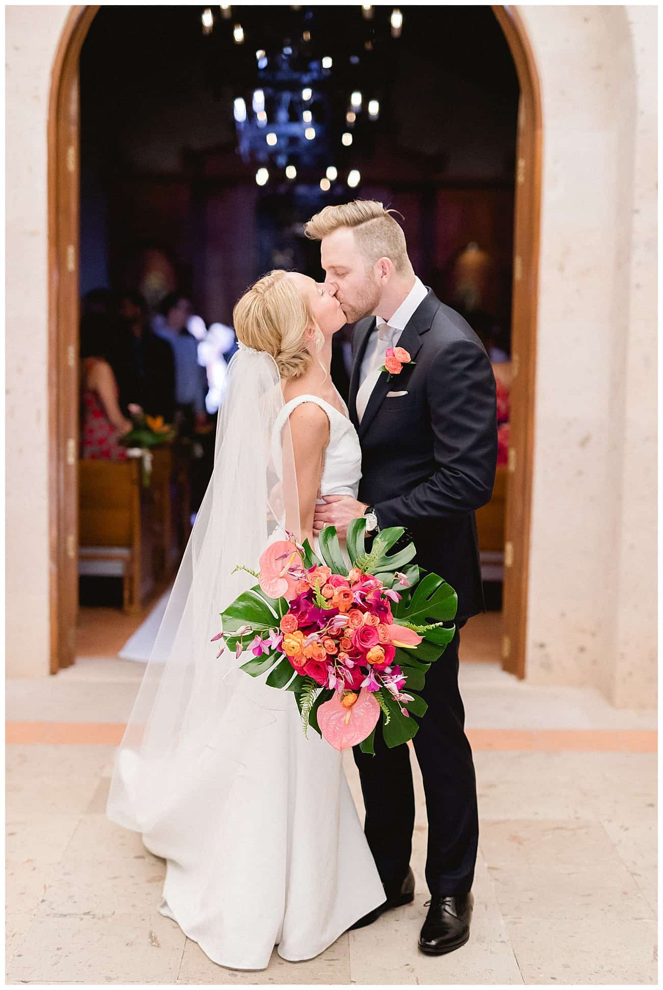 Destination Wedding Pueblo Bonito in the chapel